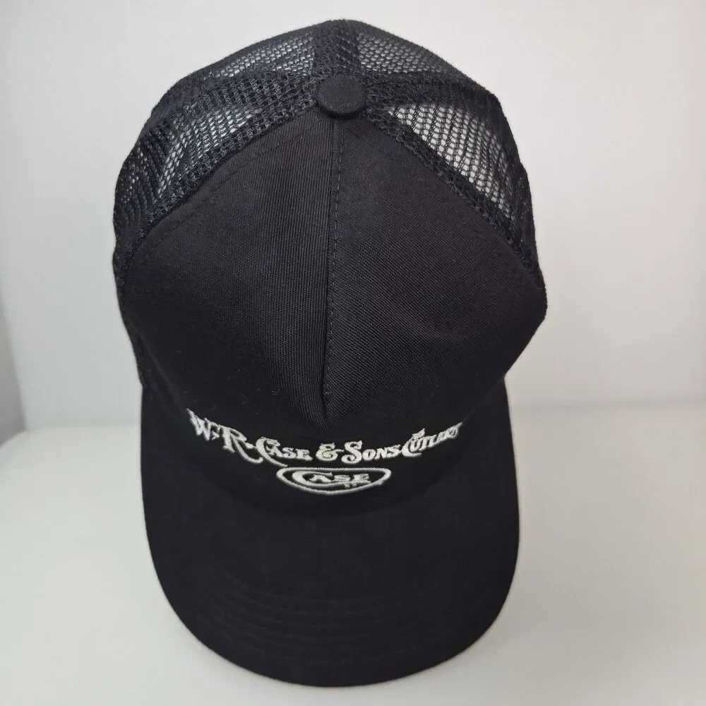 W.R. Case & Sons Cutlery Co Trucker Hat Black Mesh Snapback Cap Made in USA